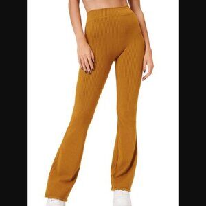 2/$100 LIKE NEW Good American Rib Seamless Flare Pants SZ XL